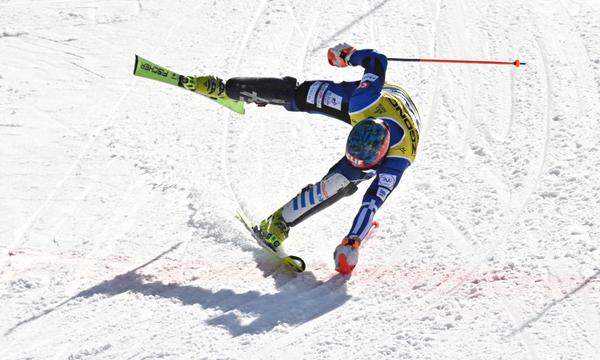 Als ein Grieche die Skiwelt auf den Kopf stellte: AJ Ginnis gewann in Courchevel WM-Silber im Slalom.