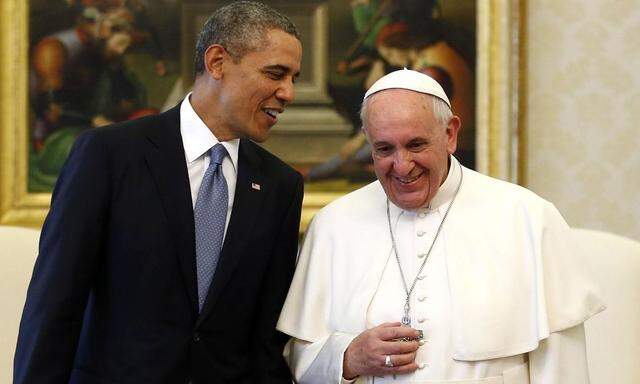 U.S. President Barack Obama meets with Pope Francis at the Vatican