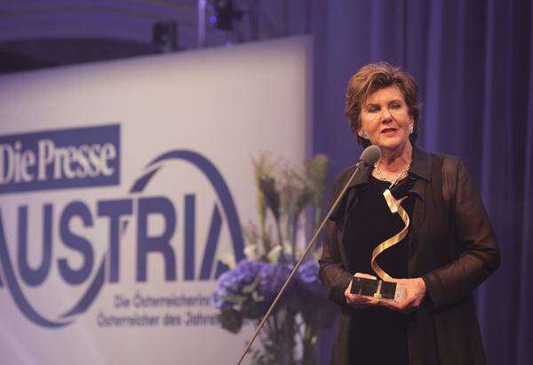 Helga Rabl-Stadler, Präsidentin der Salzburger Festspiele, wurde als Österreicherin des Jahres in der Kategorie Kulturerbe ausgezeichnet.