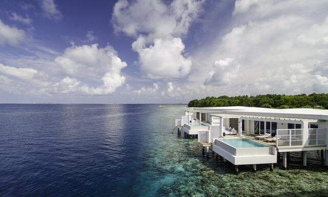 Amilla-Fushi-Ressorts auf den Malediven.
