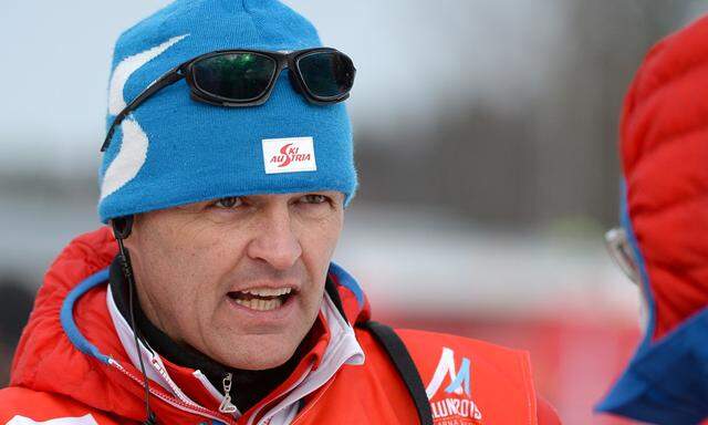 NORDISCHE SKI-WM 2015 IN FALUN - SKIATHLON 15KM / DAMEN: TRAINER GANDLER