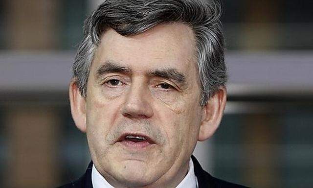 Britains Prime Minister Gordon Brown speaks at a ceremony to mark the start of construction of the Cs Prime Minister Gordon Brown speaks at a ceremony to mark the start of construction of the C