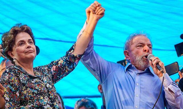 Lula und Rouseff. Nach Rouseffs Entmachtung wollte Lula wieder an die Macht.