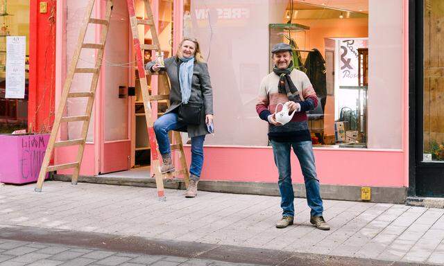 Astrid Blecha und Christof Stein.