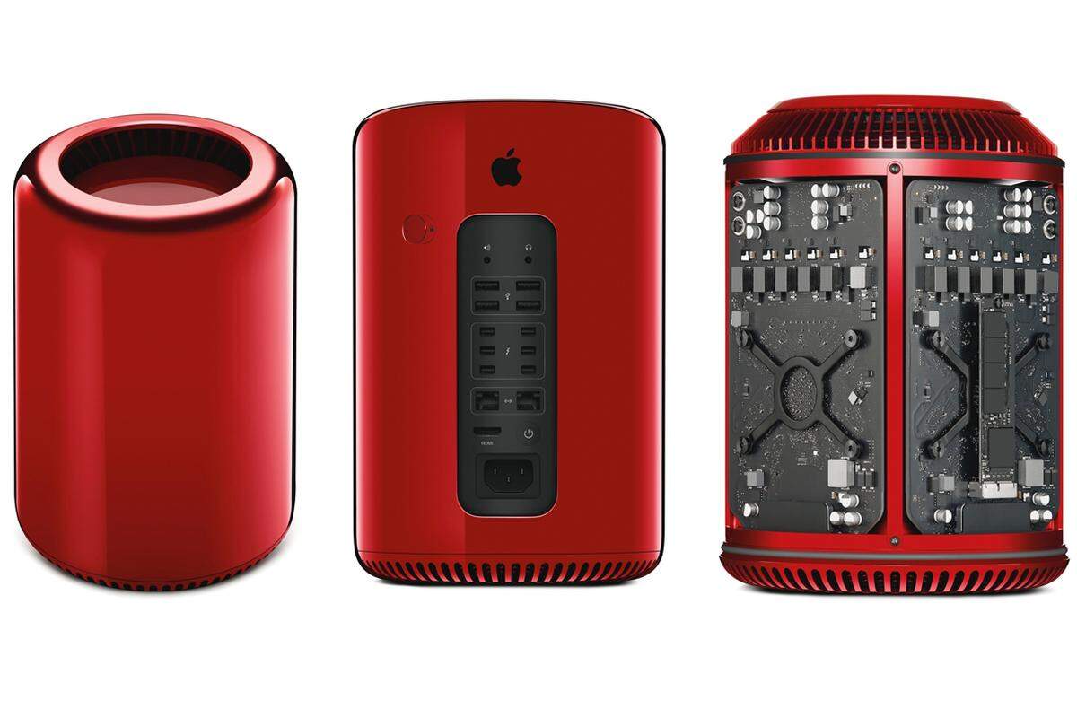 30 Jahre Feinschliff haben aus Apples Kultrechner Macintosh dieses futuristische Designobjekt gemacht. Der neue Mac Pro ist der jüngste Spross der Mac-Dynastie, die vor mittlerweile drei Jahrzehnten begründet wurde.