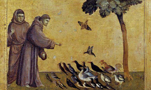 Er pflegte ein geschwisterliches Verhältnis zu Natur und Tieren: Franz von Assisi. 