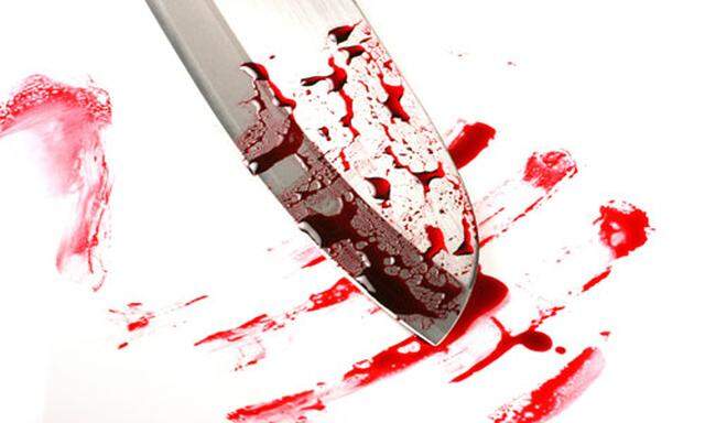 blutiges Messer