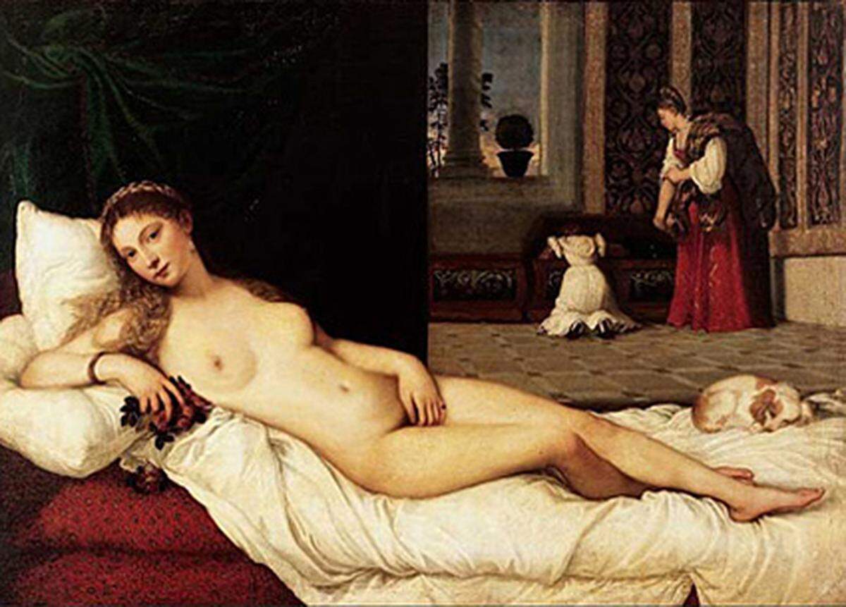 Die manipulierte Version von Tizians "Venus von Urbino"