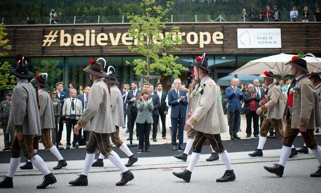 Die Eröffnung des Europäischen Forums Alpbach.