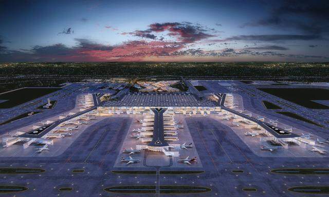 Megaprojekt: Der neue Flughafen soll bis 29. Oktober fertig sein.