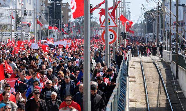 TUNISIA MARCH AGAINST TERRORISM 