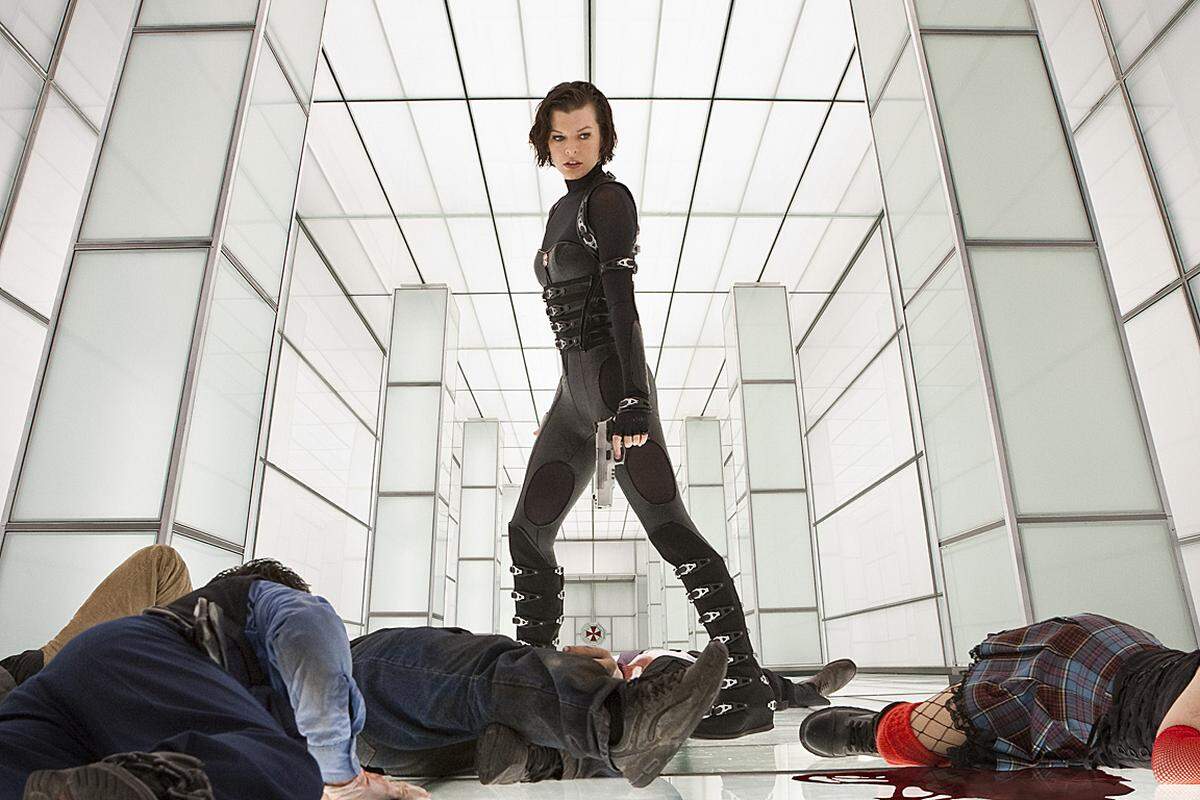Einmal mehr schlüpft Milla Jovovich im Horror-Streifen Resident Evil: Retribution in die Rolle der Protagonistin Alice. Wie bereits beim Vorgänger, dem vierten Teil der Filmreihe, darf sie in 3D auf Zombiejagd gehen.