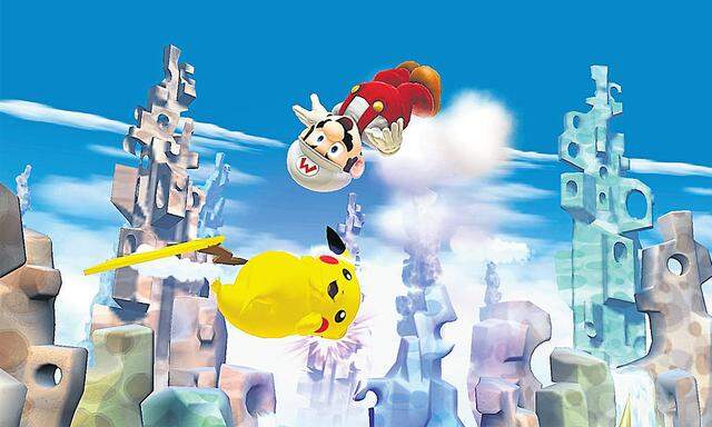 Pikachu vs. Mario. Nintendo schickt Dutzende seiner Stars in den Kampf der Helden. 