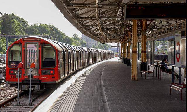 Bahnstreik in Groszbritannien . 21/06/2022. London, United Kingdom. National Rail Strike. Limited service on the Central