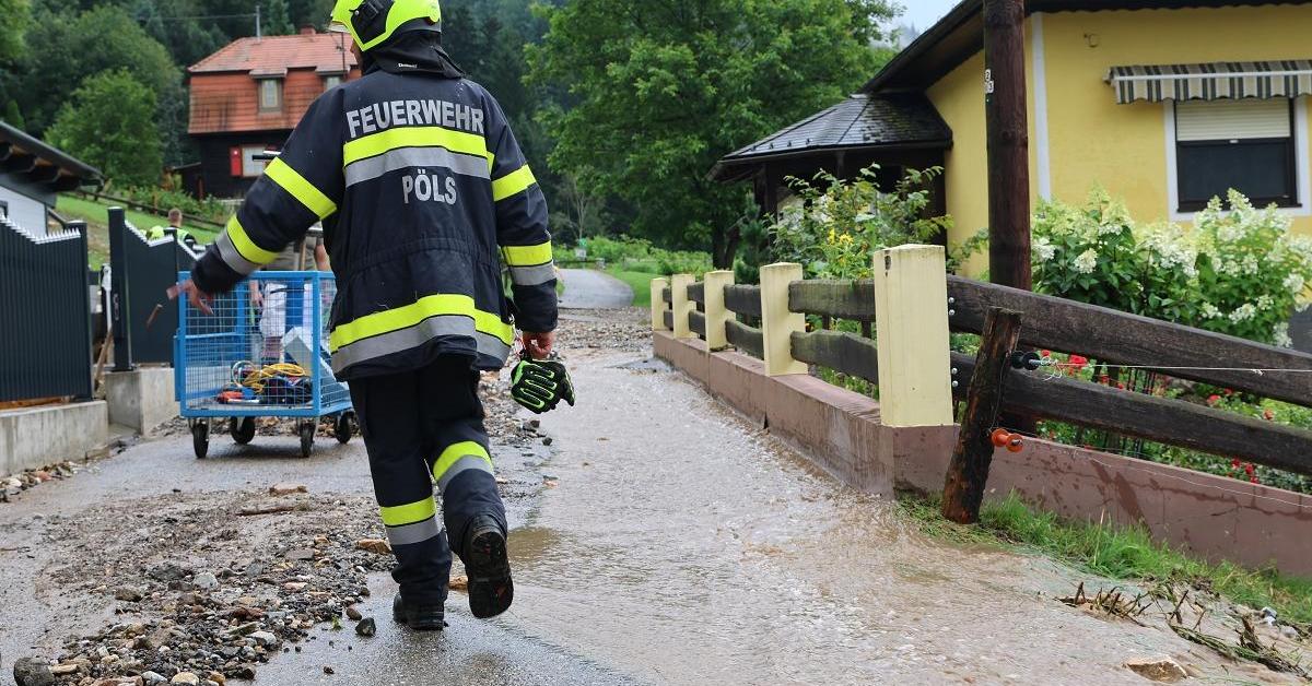 Mudslide and power outage: civil defense alarm in Upper Carinthia…