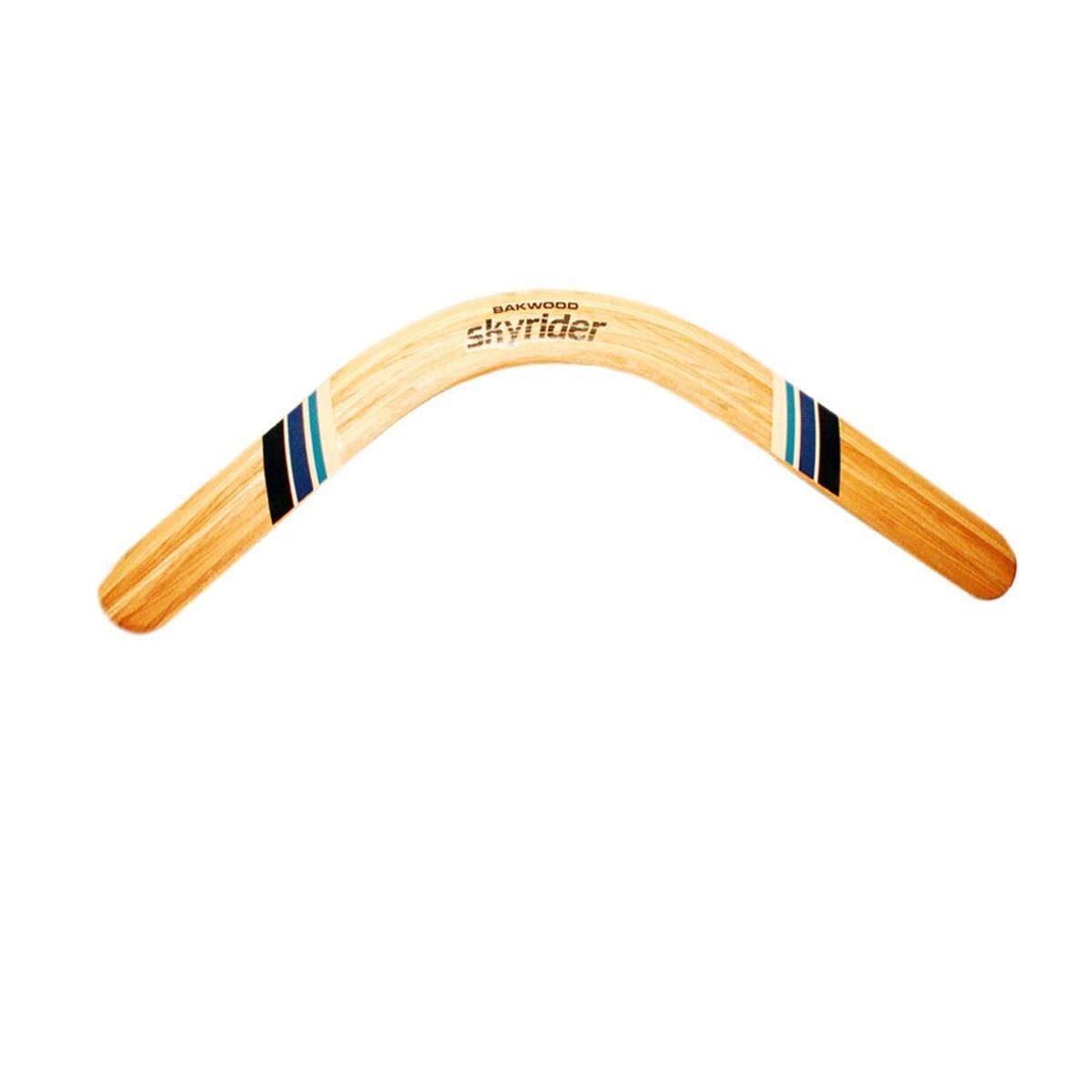 Wer gerne Bumerang spielt, kann dies natürlich nicht mit einem gewöhnlichen tun. Davro Boomerang stellt den "Skyrider" speziell für Linkshänder in England her.