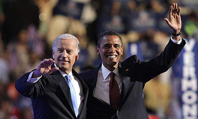 Das Team der Demokraten: Biden (li.) und Obama.