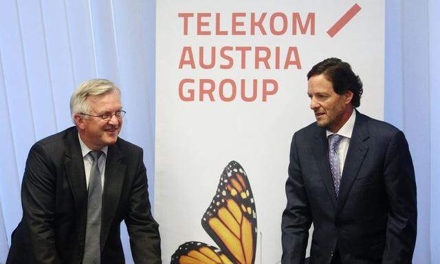 Head of Austrian state holding OIAG Kemler and America Movil Chief Financial Officer Moreno 