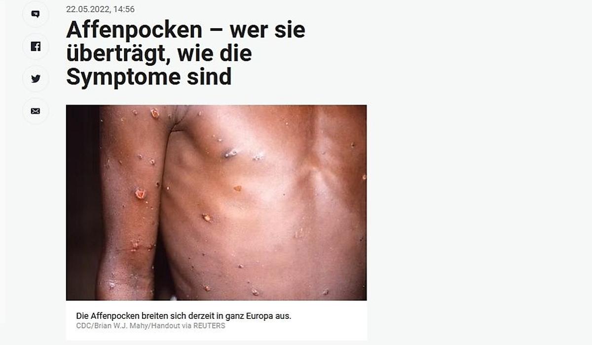 Auch in der Online-Version der Zeitung "Heute" finden sich die Bilder.