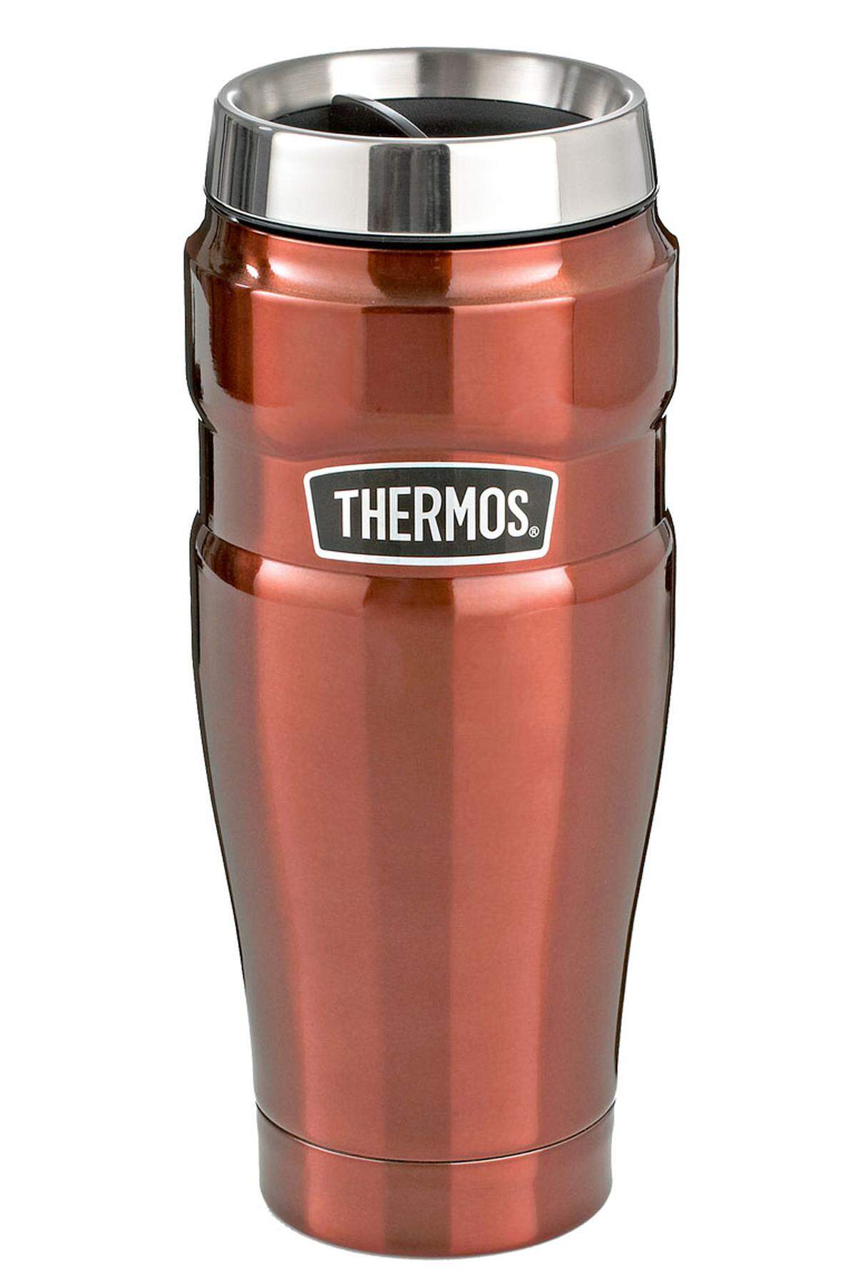 Thermosbecher „King Tumbler“, 59,90 Euro, www.thermos.com