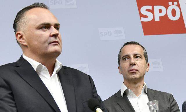 Hans Peter Doskozil und Christian Kern, SPÖ