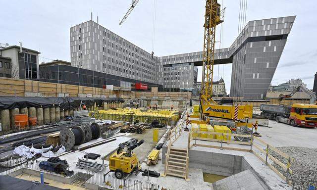 Ikea-Baustelle am Wiener Westbahnhof