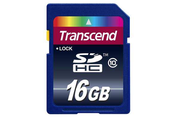 Transcend Extreme-Speed SDHC 16GB Class 10, memory card