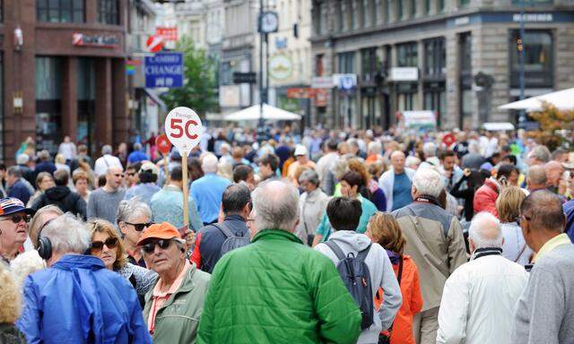 Touristen in Wien