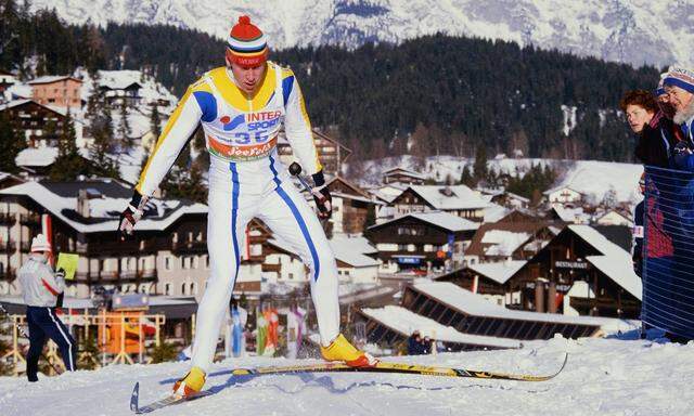 WM in Seefeld, 1985: Gunde Svan war nicht zu stoppen, der Schwede sprintete zu Gold über 30 und 50 Kilometer.