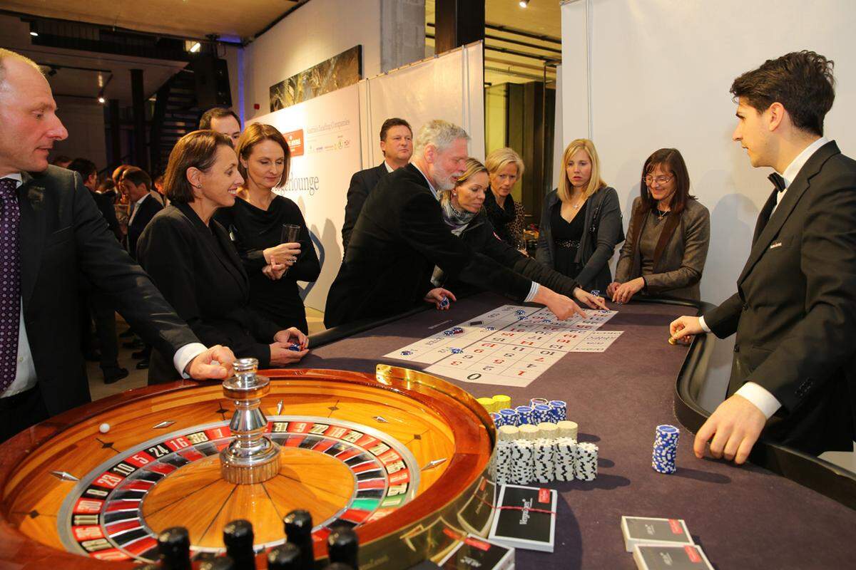 In der Casinos Austria Siegerlounge herrschte gute Stimmung.