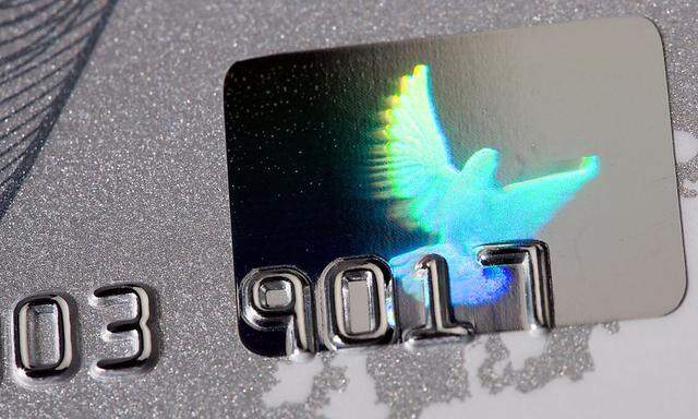 Hologram a security detail on a creditcard