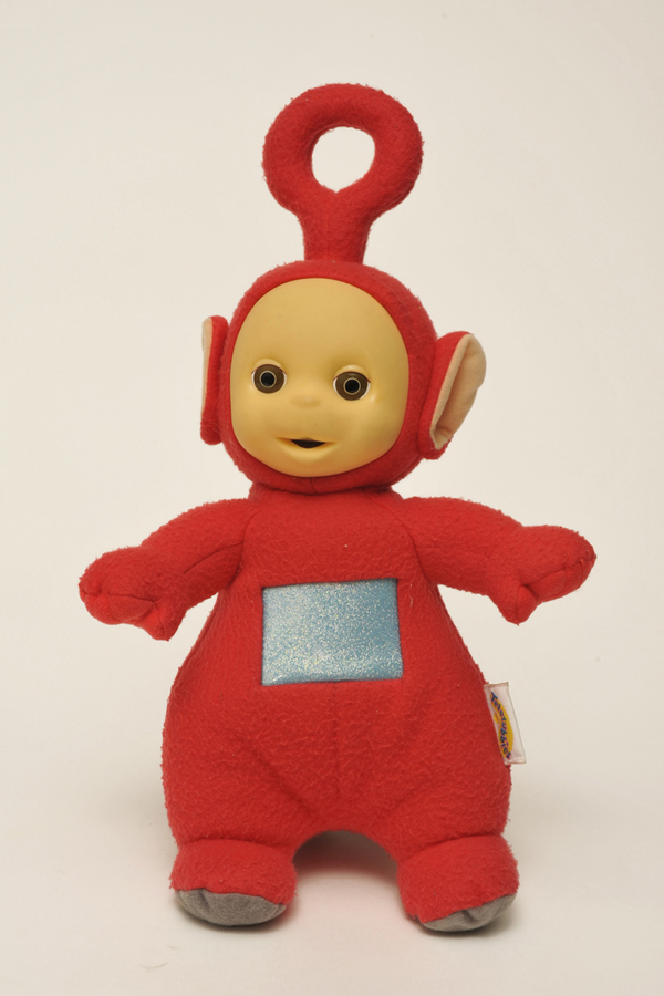 Das Konzept der Schau "Böse Dinge - Eine Enzyklopädie des Ungeschmacks" basiert auf der Publikation „Guter und schlechter Geschmack im Kunstgewerbe“ von Gustav Pazaurek von 1912.Im Bild: Eine Teletubbie-Figur von Hasbro. Sie enthielt giftige Weichmacher und wurde vom Markt genommen.