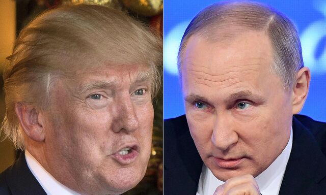 Donald Trump und Wladimir Putin.