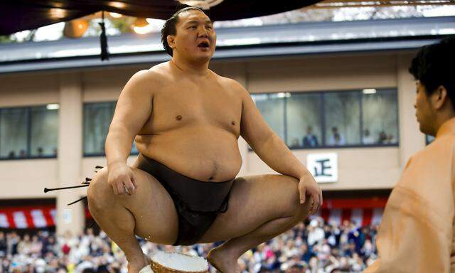 Ist dieser mongolische Sumoringer ein Beispiel für Fett-Bodybuilding? Für solches plädiert eine der tatsächlich publizierten Fake-Arbeiten.