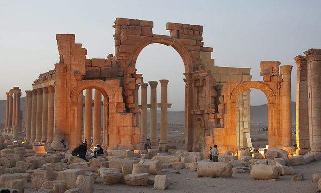 Der Tempel im antiken Palmyra wurde angeblich unter König Salomon erbaut.