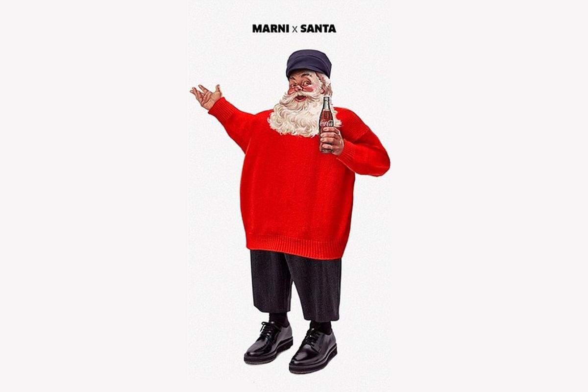 Der Mann mit dem Rauschebart wird seit 1931 alljährlich von der Coca-Cola Company für eine Weihnachts-Werbekampagne genutzt.designerxsanta.com