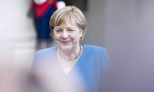 Angela Merkel bei ihrem Abschiedsbesuch in Paris am 16. September 2021.