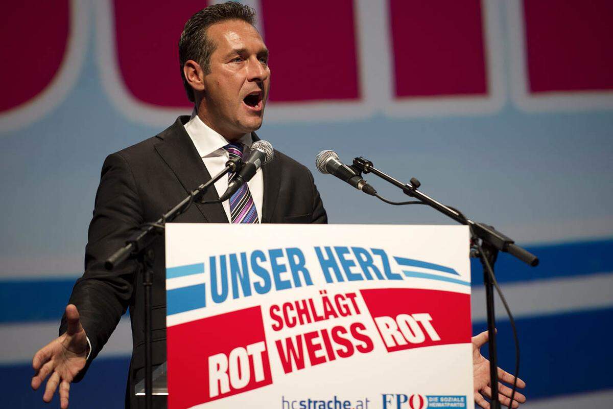"Die Regierung hat von der eigenen Bevölkerung schon längst Ramschstatus erhalten" , sagte der FP-Parteiobmann, anspielend auf die Herabstufung Österreich durch Standard & Poor's.