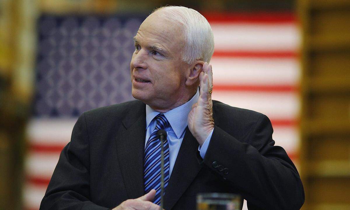 John McCain Republikanischer US-Politiker, 81.