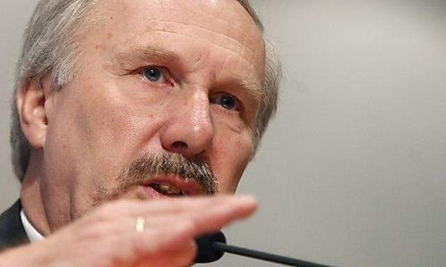 Austrian National Bank governor Nowotny attends the Conference on European Economic Integration in Vi
