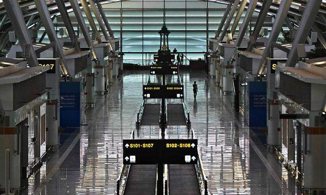 Der neue SAT-1 terminal am Suvarnabhumi International Airport in Bangkok.