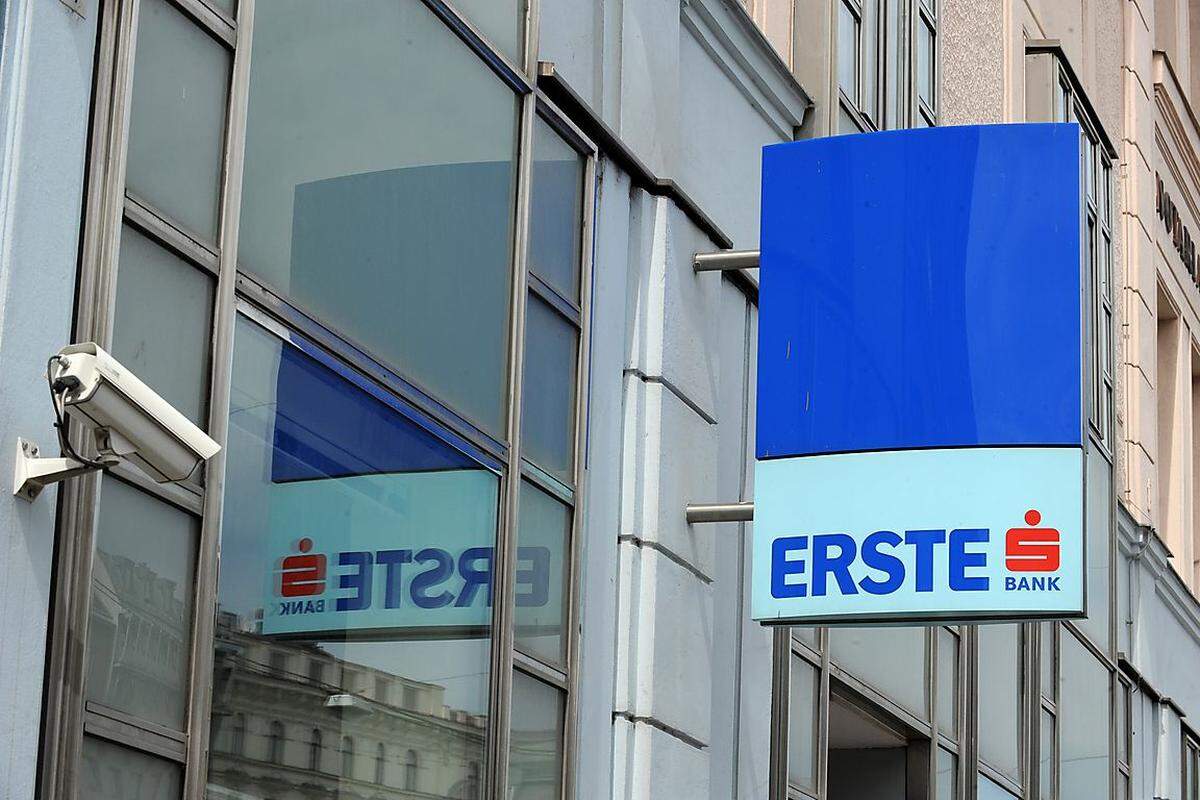 Die Erste Bank ist als eine von zwei österreichischen Banken in den Top 10 vertreten. Der Markenwert stieg heuer auf fast 1,6 Milliarden Euro.