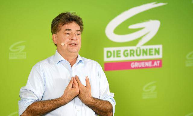 Der Bundessprecher der Grünen, Werner Kogler.