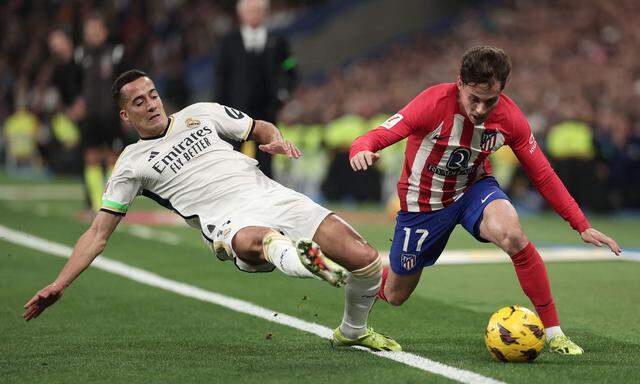 Für Lucas Vazquez (l.) und Real Madrid lief das Derby gegen Atletico nicht nach Wunsch.