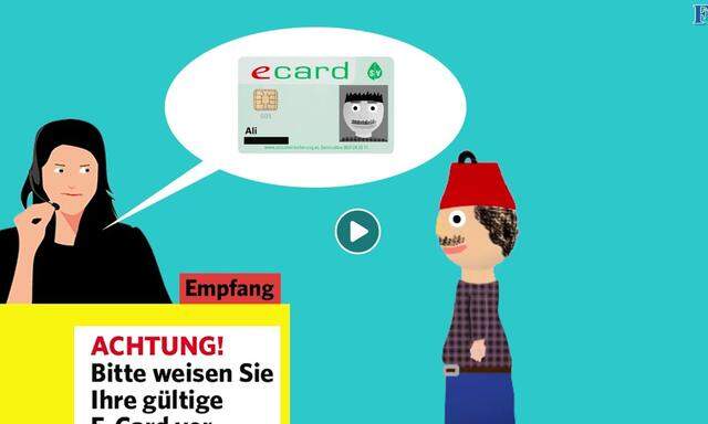 Screenshot auf dem FPÖ-Video 
