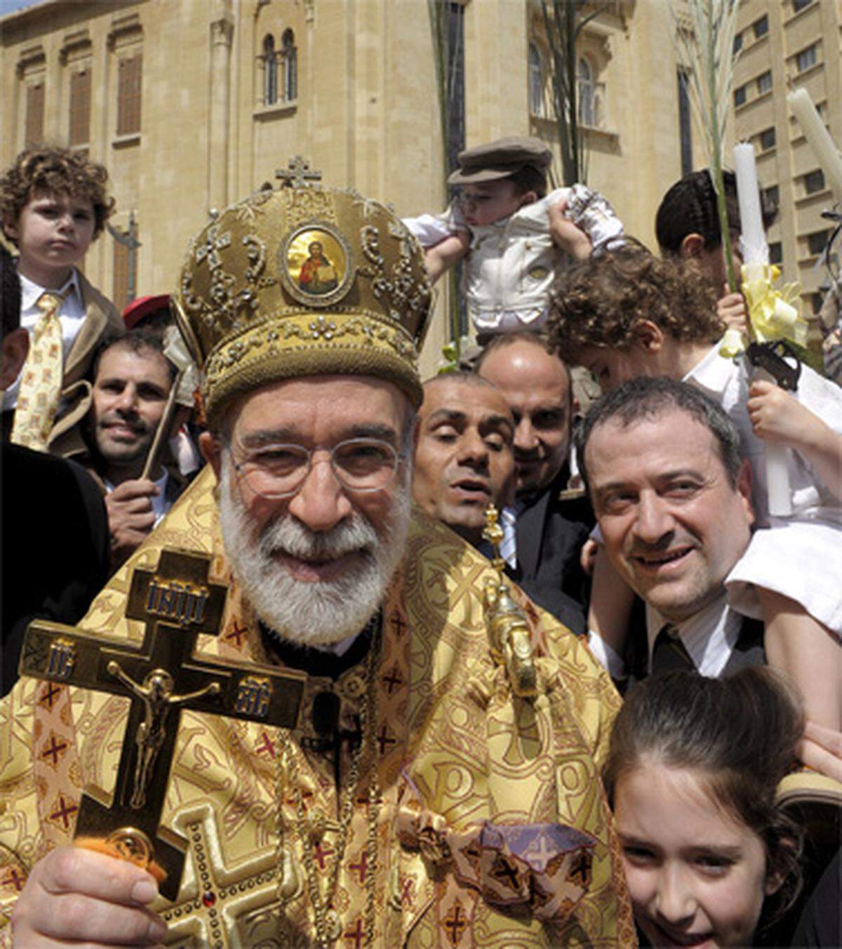 Auch im Nahen Osten feiern die Orthodoxen ihr Palmsonntags-Fest. Ostern findet bei ihnen eine Woche später statt.