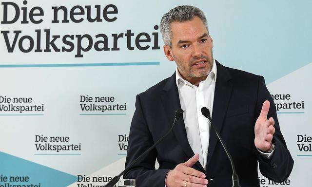 ÖVP-Generalsekretär Karl Nehammer