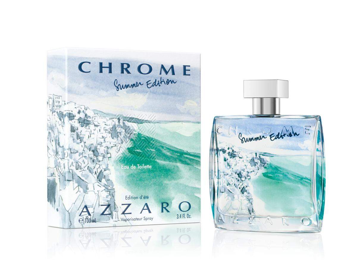 An eine sonnige Küste soll auch der Duft von Azzaro Chrome erinnern. 100 ml für 66,50 Euro.