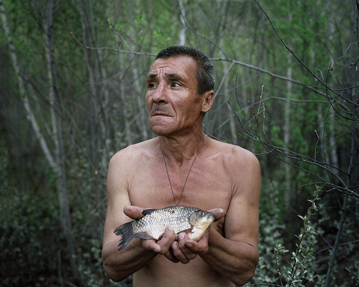 Seine Fotos zeigen die Härte dieses einsamen Lebens - und wirken trotzdem zart, fast liebevoll. (c) Danila Tkachenko, aus der Serie ''Escape''