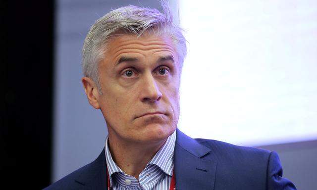 Michael Calvey, senior partner at Baring Vostok, attends a session of the St. Petersburg International Economic Forum